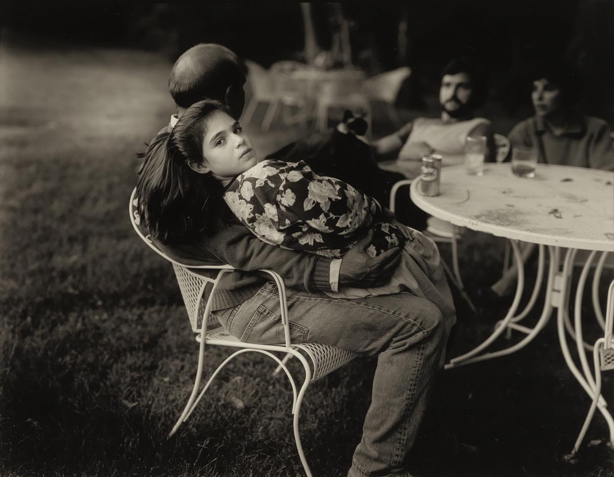 SALLY MANN (1951- ) Leah and her father, from the series At Twelve.